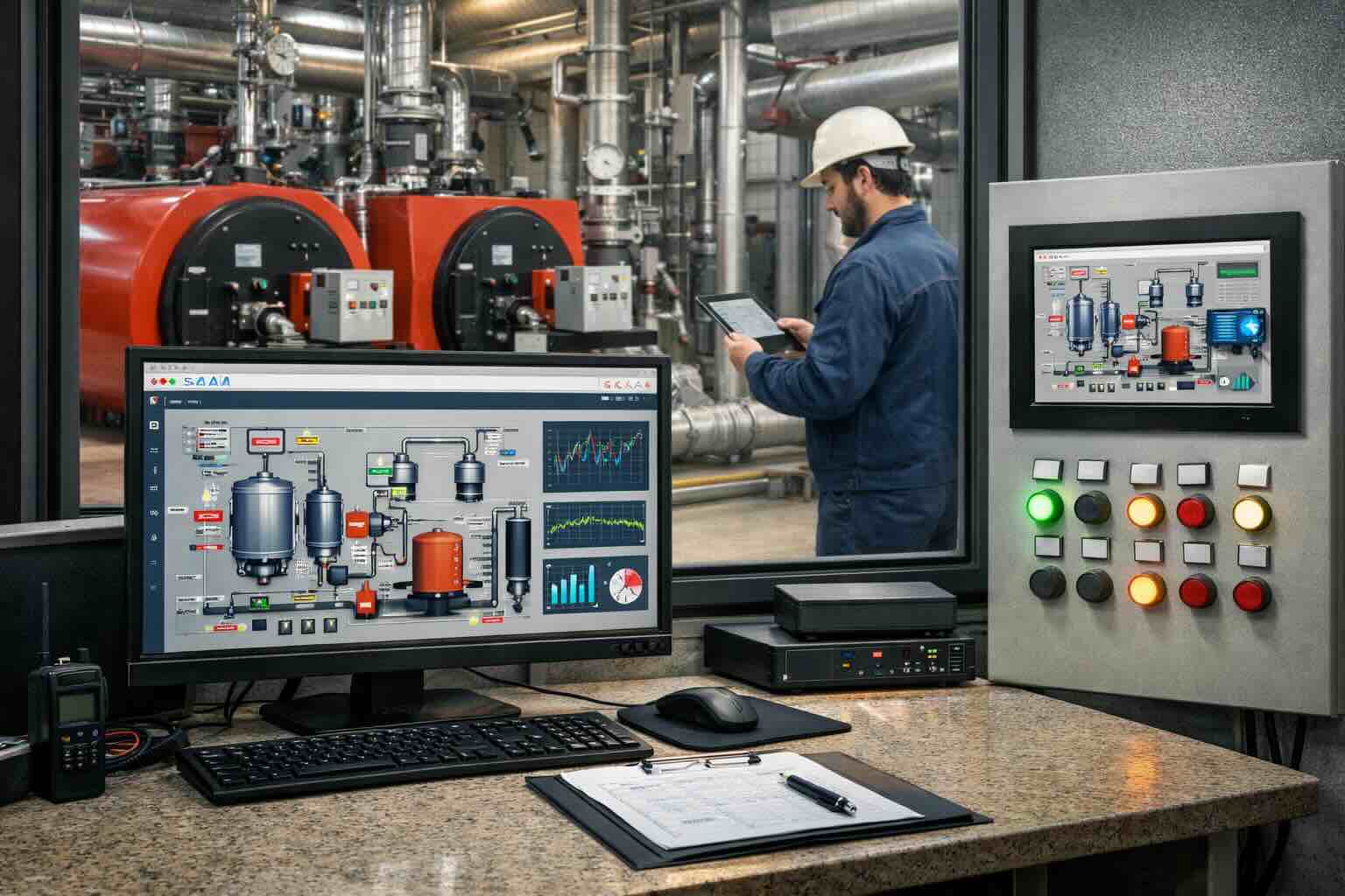 SCADA Nedir? Endüstriyel Isıtma ve İzleme Sistemlerinde Nasıl Kullanılır?